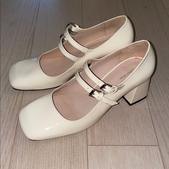 NWOT & Other Stories Patent Leather Mary Jane Pumps - Picture 4 of 5